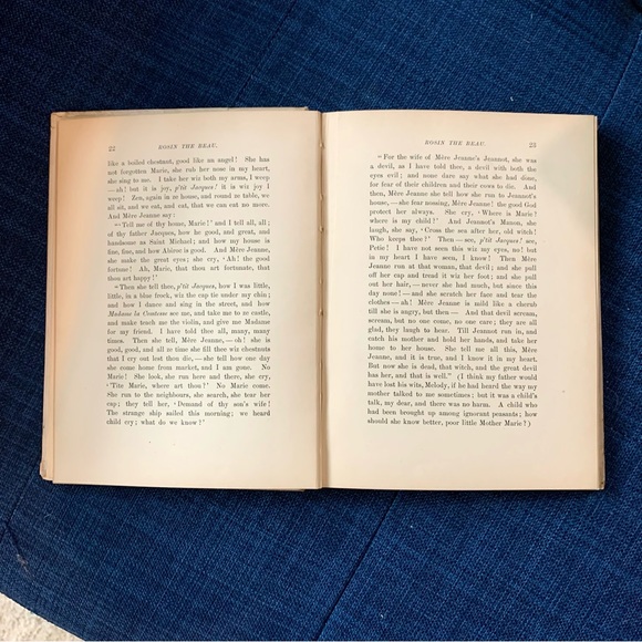 1898 Antique Blue and White Hardcover Book - Picture 8 of 9